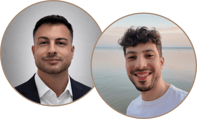 Josef und Jacopo, das Team hinter heyamy